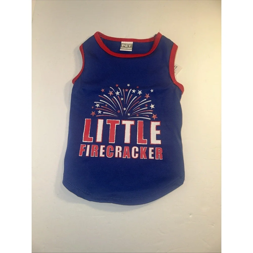 PET SPIRIT Blue T-Shirt PATRIOTIC 